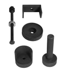 Must-Have Rear Axle Beam Iron Sleeve Removal Tool For Toyota! black steel bushing extractor set with threaded press pieces