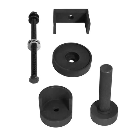 Must-Have Rear Axle Beam Iron Sleeve Removal Tool For Toyota! black steel bushing extractor set with threaded press pieces