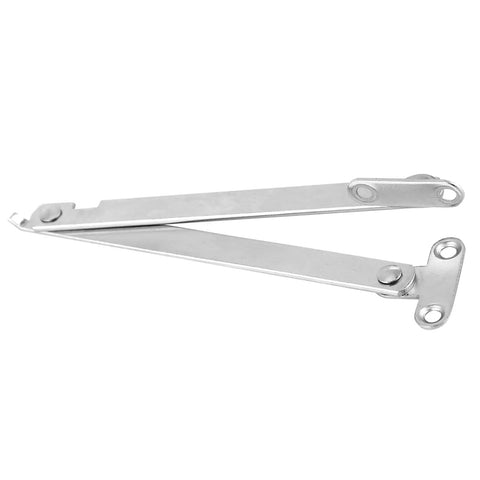 Adjustable Cabinet Lift Up Strut Kit with Quiet Lid Stay for Kitchen Cabinets and High Cupboards Metal Support Hinge 10 Piece Set