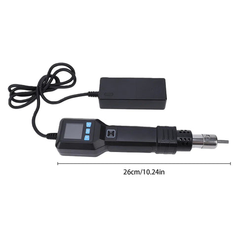 550W 2-In-1 Hot Air Rework Station With LCD Display Adjustable Temperature Soldering Kit shown with dimensions