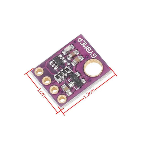 2 Pack BME280 Digital 5V Temperature Humidity Pressure Sensor Module With I2C And SPI for Arduino, compact PCB shown