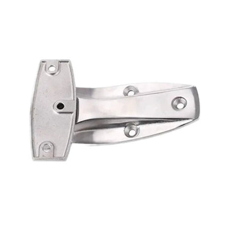 Heavy Duty Stainless Steel Door Hinge Smoother Than Butter For Quiet Swing Rust Resistant Heavy Hitting Hardware For Interior And Exterior Doors Single Pack seriously solid construction viewed from above.