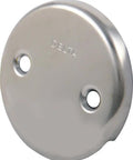 Go-To Overflow Plate RP7424SS For Stainless Steel Drain Assemblies RP293SS RP393SS RP693SS, Toe-Operated Lift-And-Turn Design