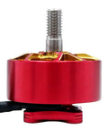 Sick 2207 Brushless Motor For 5 Inch Racing Drones With Dope Hollow Aluminum Cooling Coils, red metal housing and precision design.