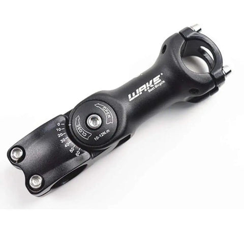 Beefy Adjustable 31.8Mm Bike Stem For Mountain Road BMX Fixie Cycling 90Mm Length 0 To 60 Degrees With Four Bolt Clamp Aluminum Alloy
