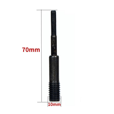Close-up of threaded rod from 7 Piece Air Rivet Nut Pull Setter Kit For Pro Grade Shop Floor Use With Quick Change Nose Pieces