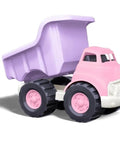 Pink Dump Truck Toy For Toddlers, BPA Free And Phthalates Free Eco Friendly Plastic Play Vehicle Built To Boost Gross And Fine Motor Skills
