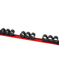 9 Slot Screwdriver Organizer Rail And Wrench Hanger Tool Holder For Workshop And Garage Wall Mount, Aluminum Alloy And PP Construction.