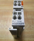 Top view of KL1104 4 Channel 24V DC Digital Input Terminal, showcasing connections for industrial automation and control systems.