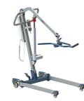 ProHeal Portable Electric Patient Lift With 4 Point Spreader Bar For Home Care Or Facility Use Fits Under Beds And Into Trunks Supports 350 Pounds Weight Capacity For Easy Mobility Transfers Safety First - angle showing handle and spreader bar.