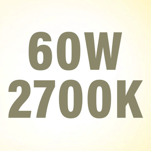 60W 2700K text representing Dimmable 40 Watt Equivalent CA10 Flame Tip LED Candle Bulbs For Chandeliers Ceiling Fans And Pendants Soft White 2700K 12 Pack Easy Dimming No Flicker