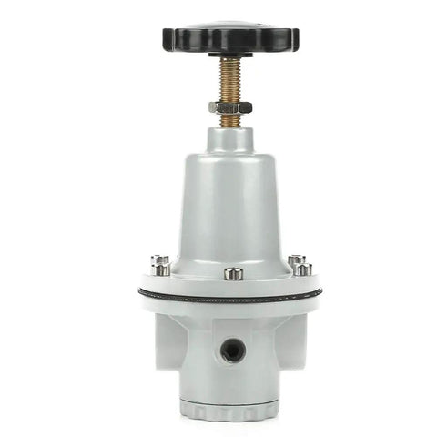 G1/4 Air Control Valve for Pneumatic Systems, Pro Grade Aluminum Alloy Body, front view, precise pressure regulation component