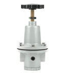 Front view of G1/4 Aluminum Alloy Air Pressure Regulator Valve For Pneumatic Systems With Balanced Inlet