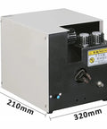 Top Rated Auto Wire Twisting Machine For 5 To 60mm Cables, showing three-brush tool, compact design, side angle view.