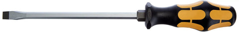 Kraftform Plus 932 A Slotted Screwdriver With 10mm Head And 7 Inch Blade Length, Multicolor Handle, Chisel Driver For Fastening And Loosening