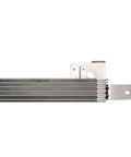 Premium Transmission Oil Cooler Kit For Ford Mustang 2006 to 2010 With 4.0L 4.6L and 5.4L V8 Engines Keep Your Ride Cool And Running Smooth Like New. silver metal cooler core with mounting bracket