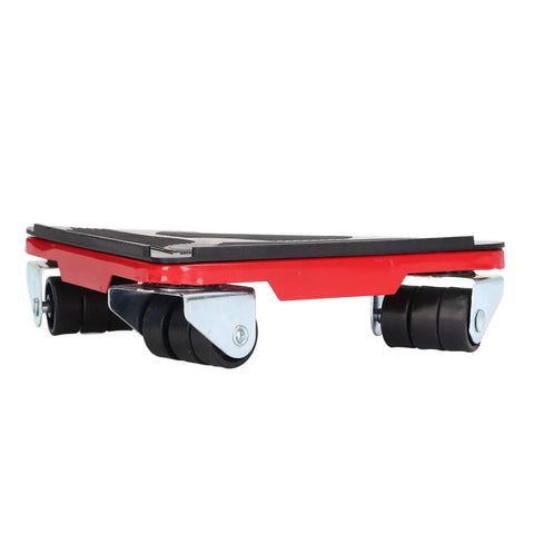 Heavy Duty Furniture Lifter And Slider Set With 360 Swivel Wheels, red dolly slider with wheels for smooth appliance moving.