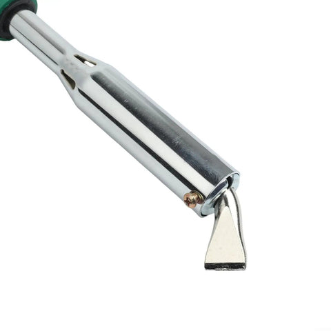 Pro Grade Electric Soldering Iron With Plastic Handle, 100W 150W 200W 300W 220V, pointed metal tip close-up
