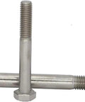 2 Pcs M20 Stainless Steel Half Thread Hex Head Screws Bolts For Furniture Repair And General Construction All Purpose Heavy Duty Fasteners