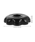 Premium Replacement Hand Wheel Valve For 10 Pack Of Black Aluminum Cylinder Regulators With Easy Grip Control Handle For Quick Service And Effortless Maintenance On Industrial Tanks. black hand wheel valve 2.55 in wide, 0.9 in high