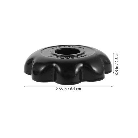 Premium Replacement Hand Wheel Valve For 10 Pack Of Black Aluminum Cylinder Regulators With Easy Grip Control Handle For Quick Service And Effortless Maintenance On Industrial Tanks. black hand wheel valve 2.55 in wide, 0.9 in high