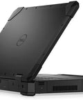 Rugged Laptop Featuring Intel Core I5, 16Gb Ram, And 512Gb Ssd, showing durable black design and rear ports.