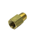 1/8 BSPT Male To 1/8-27 NPT Female Gauge Sensor Adapter Reducer For Oil And Fuel Pressure Gauges Brass Fitting For Universal Sensor Installation