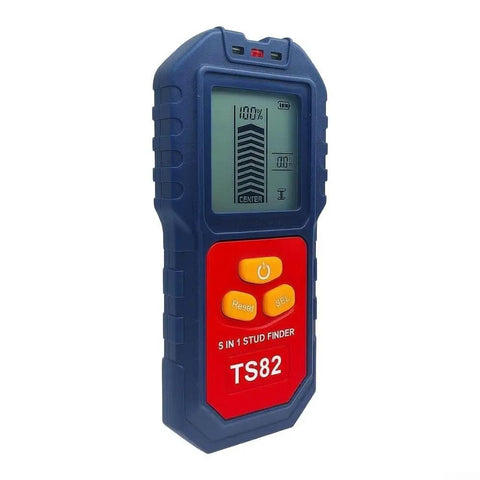 For Stud Finder Wall Scanner,5-in-1 Tester for stud Finder Metal Wire LCD, handheld device with LCD display and buttons.