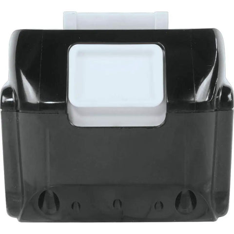 18V LXT 6.0Ah Battery Pack Two Pack with LED Charge Indicator in black finish, rear view