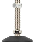 Adjustable Leveling Feet For Furniture, Stainless Steel And Nylon Support Legs, Non Skid Pads, Easy Height Adjustment, Quick No Tool Setup, Heavy Duty Stability For Tables, Desks, Sofas, Cabinets, And More, Multiple Size Options, black pad