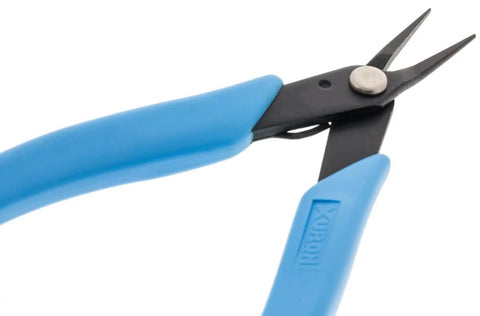 Precision Tweezer Nose Pliers With Radiused Non Marring Tips For Delicate Wire Under 1 Mil, Sharp Tip Alignment, Durable Steel
