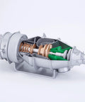 Ultra Detailed Turboprop Engine Model Kit PT6A For DIY Aircraft Projects, 100-Piece Mechanical Toy With Realistic Moving Fan Blades And Semi Dissected Internals, A Gearhead Favorite For Science Enthusiasts Ages 16 And Up, 1/50 scale cutaway view