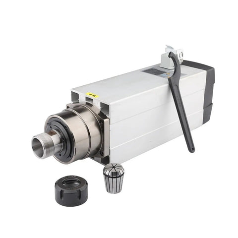 High Performance CNC Milling Spindle Motor 9.0KW Air Cooled ER32 Chuck 18000 RPM with tool holder and wrench