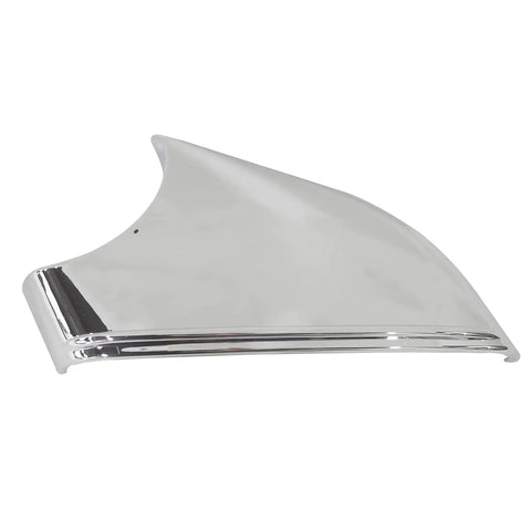 Slick Chrome Side Mirror Lower Cover For Tesla Model S 2014 Through 2021, chrome left mirror base cover, driver side replacement part.