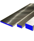 D2 Tool Steel Flat Bar 2.75 By 3.5 By 4 Inches Weldable Decarb Free Annealed Metal Stock For DIYers Prototyping Crafting And Home Improvement Repairs Built For Quick Custom Builds, angled view