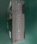 Side view of Dual Band WiFi 7 Travel Router box showing features like 2.5G Ethernet ports, USB 3.0, and VPN support.