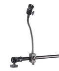 Flex Gooseneck C Clamp with 1/4-20 Threads, 360 Degree Rotation, Adjustable Arm, Universal Mount for Cameras and LED Lights
