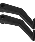 Heavy Duty 2 Piece Tire Balance Caliper Crank Handles For Wheel Measuring Tool Lightweight Non Slip Plastic with smooth grip close up.