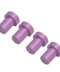 Purple Aluminum Bench Dog Set 4 Pieces 19mm Non Slip Table Stops For Woodworking Secure Fixation Slip Free Clamping Durable Aluminum