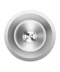 Round Stainless Steel Kitchen Sink 11.8 Inch Undermount Drop In Single Basin Bar Sink SUS304 Durable And Easy Clean Compact Mini Sink