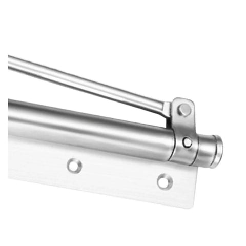 Adjustable Aluminum Door Closer With Automatic Spring Pro Grade Heavy Duty Hands Free Closing Soft Close Action Fireproof Design