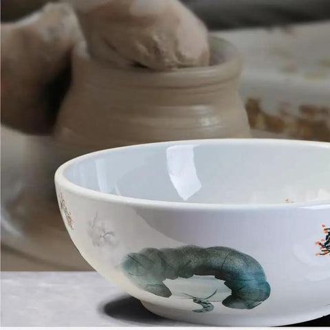 USZWBY Vessel Sinks Art Countertop Basin Round Retro Washbasin Bathroom Ceramic Washbasin Home Creative Bathroom Vessel Sink Bathroom Bowl Sink close-up of ceramic washbasin with artistic design