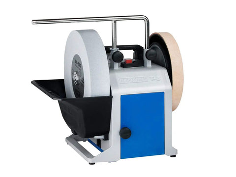 Badass Water Cooled Sharpening Bundle Includes Hand Tool Kit Woodturner Jig Planer Blade Attachment Drill Bit Sharpener Plus Rapid Wheel for Heavy Duty Metal and Wood Projects in Us Model - water cooled grinder with dual wheels.