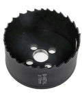 Rannb 70mm black bimetal hole saw with triangle shank