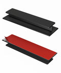 Self Adhesive Edge Finger Pull Door Handle 2 Pack Peel And Stick No Drill Installation for glass, wood, metal, and plastic surfaces.