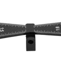 Heavy Duty Aluminum Alloy Dovetail Marking Gauge And Woodworking Scriber Ruler For Cork And Solid Hardwood Joinery Featuring Hella Precise Scale Etchings With A No Fuss Design, showing 1:5 and 1:8 engraved slots.