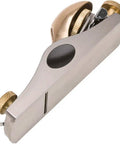 Side view of Adjustable Block Plane With 1-3/8 Inch Blade For Woodworking, 6-Inch Hand Plane With Bronze And Cast Iron Build.