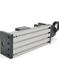 Beefy Pro Grade 100mm Travel Linear Rail Guide With Dual Optical Axis And SFU1605 Ballscrew Nema 23 Stepper Motor Included CNC Router Linear Slide