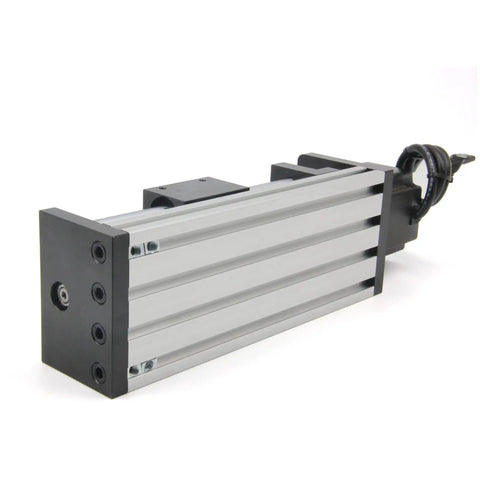 Beefy Pro Grade 100mm Travel Linear Rail Guide With Dual Optical Axis And SFU1605 Ballscrew Nema 23 Stepper Motor Included CNC Router Linear Slide