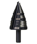 Pro Grade Heavy Duty M2 HSS Step Drill Bit Set For Metal Plastic Wood Aluminum From One Quarter Inch To One And Three Eighths Inch